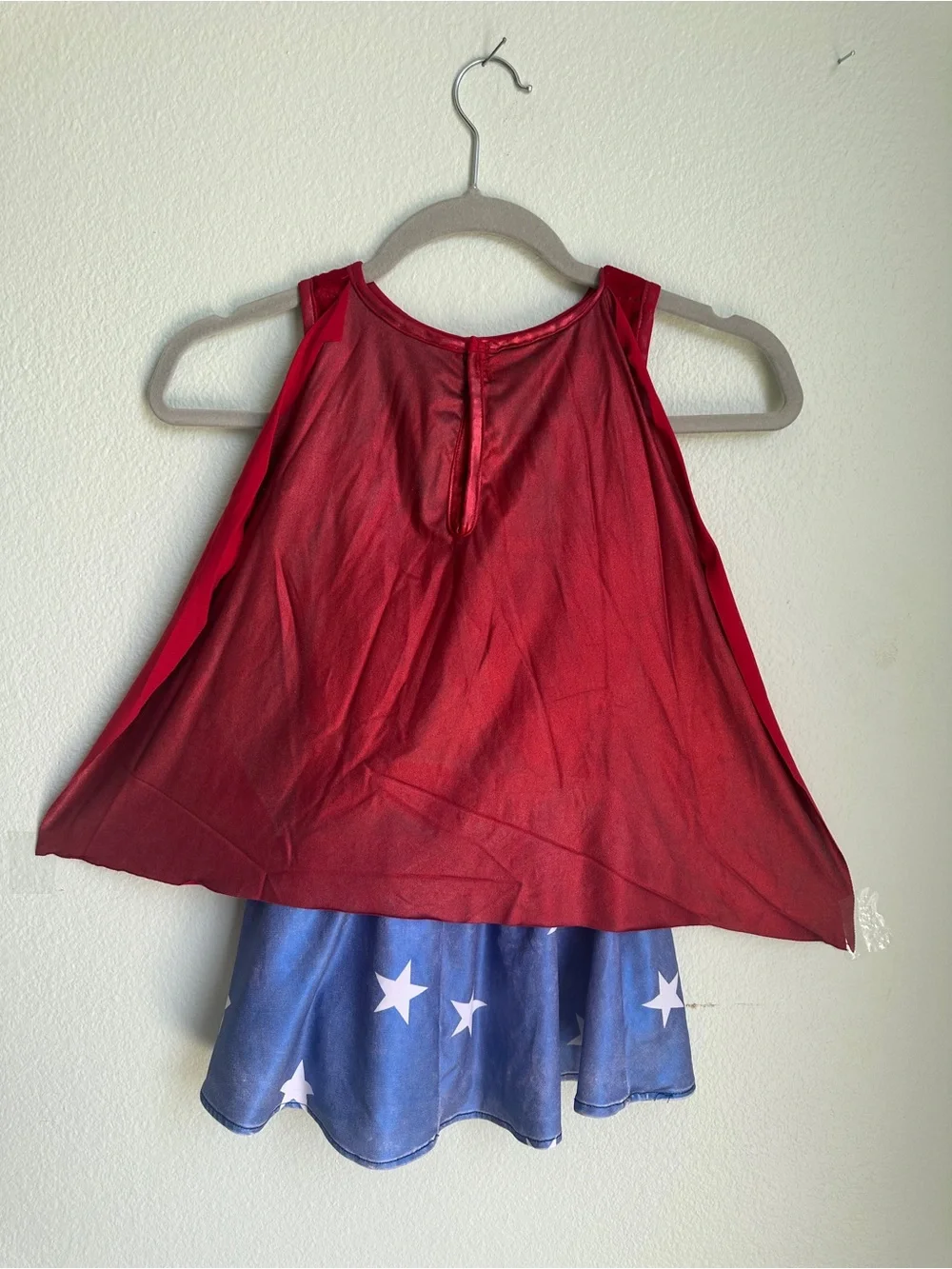 Rubie’s Wonder Woman Costume Girls Medium Red Blue Cape